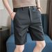 plus Size Men's Stretch Elastic Waist Shorts Casual Five Point Dress Pants for Live Stream Selection Douyin_viptrois.com