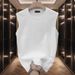 Men's 100% Cotton Sleeveless T-Shirt Tank Top, Summer Loose Fit High Street Casual Basic Vest For Athletic Wear_viptrois.com