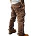 2026 European And American Autumn And Winter Men's Autumn And Winter Pants, New Casual Retro Overalls, Pocket Pants For Men_viptrois.com