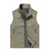 Men's Lightweight Fishing Vest – Breathable Polyester Outdoor Sleeveless Jacket For Hiking & Camping (M-5XL) – Quick-Dry Sun Protection Top_viptrois.com