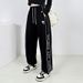 Men's Clothing Autumn Cotton Pants Loose Straight Through High Street Trend Casual Sports Pants Wide Leg Trousers_viptrois.com