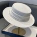 French Socialite Style Flat Top 2024 New Elegant Summer Pearl Grass Beach Sun Protection Hat For Children_viptrois.com
