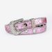 Women's Belts bling rhinestone belt for women, decorative, fashionable and personalized, sequined, eyelet-eyelet jeans belt_viptrois.com
