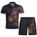 Men's 3D Printed Polo Shirt Casual Lapel Summer Fashion New Style Top for Suit_viptrois.com