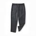 Men's Clothing new linen pants men's breathable casual nine point pants fresh daily small straight pants C006_viptrois.com