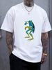 Zorak Retro Cartoon Character Worn Look Gift T Shirt Stylish Casual Graphic Versatile Fashion Comfortable Streetwear Summer Homme Stretched Unisex_viptrois.com