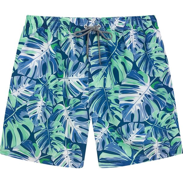 Digital Print Fashion Trend Anti-Embarrassment Men's Tight Inner Beach Shorts_viptrois.com