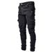 Men's Clothing Hot Selling Denim Jeans Casual Trendy Men's Elastic Multi Bag Leggings Slimming Denim Work Clothes_viptrois.com