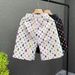 Men's Oversized Plaid Shorts Trendy Summer Style Casual 5/8 Length Unique Design Cool And Edgy_viptrois.com