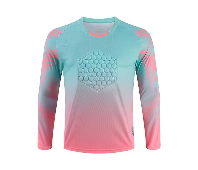 Men's Clothing goalkeeper uniform long sleeve training competition cross-border goalkeeper uniform jersey chest elbow pads football uniform suit_viptrois.com
