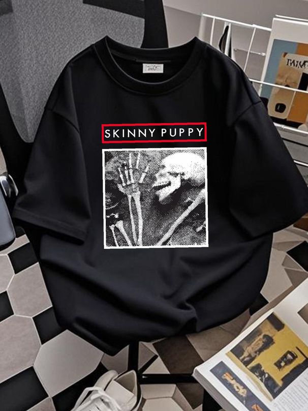 Skinny Puppy Band T-Shirt For Men Women Cotton Tee S-4XL VN946 Unisex Comfortable Fashion Designer Clothes Versatile Stretched Breathable Graphic_viptrois.com
