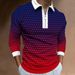 Men's Autumn Winter New Digital Printing T-shirt Casual Long Sleeve Polo Shirt_viptrois.com
