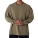 Men's Trendy Loose Fitting Long Sleeved T-Shirts Fitness Clothing Casual Training Sportswear Pullovers Sweatshirts Thin_viptrois.com