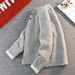 "Solid Color Vintage Henley Sweater – Classic Crewneck Pullover With Bone Buttons, Relaxed Fit Cotton Blend For Casual Sophistication"_viptrois.com