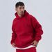 Men's Clothing Unisex Fleece-Lined Hoodie - Oversized Blank Pullover With Side Pockets Fashion Trends_viptrois.com