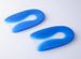 Blue silicone U shaped heel pad heel pad heel silicone heel pad soft shock absorption protect the foot_viptrois.com