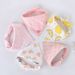 5pcs/lot Baby Bibs Triangle Double Cotton Bibs Cartoon Print Saliva Towel Baby Boys Girls Feeding Apron Cotton Bandana Bibs_viptrois.com