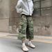 Men's Clothing Washed Damaged Old Camouflage Shorts For Men And Women Summer High Street Fashion Brand Handsome Seven Point Overalls_viptrois.com