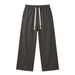 Men's Versatile Trendy Style Casual Trousers Spring Autumn Thin Wide Leg Cotton Linen Long Straight Leg Sports Bottoms_viptrois.com