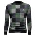 Loom Loom Europe Station 2023 Autumn Winter New Men's Crew Neck Sweater Plus Size Jacquard Casual Slim Fit Plaid Base Shirt_viptrois.com
