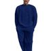 Men's Casual Sportswear Set - Long Sleeve Hoodie & Jogger Pants Two-Piece Outfit For Autumn Winter (Navy Blue, Light Blue, Army Green, Khaki)_viptrois.com
