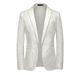 CT Four Seasons Men's Fashion Gold Foil Blazer Youth Korean Style Slim Fit Plus Size Suit_viptrois.com
