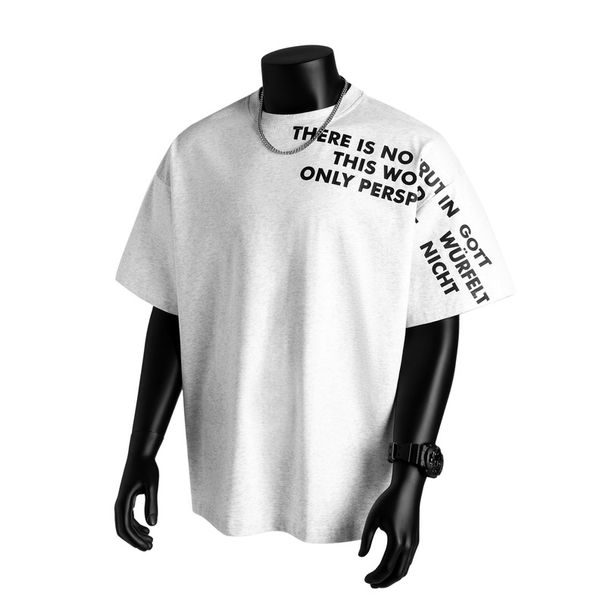 Summer Air Cotton Shoulder Short Sleeved Men's American Small Collar Threaded Splicing Casual T-shirt_viptrois.com