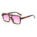 Women's Glasses New Square Frame Leopard Print Sunglasses Fashion Personality Style Sunglasses For Women High End Street Shooting Catwalk_viptrois.com