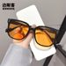 popular 2024 recommended light luxury style fashion trend men's sunglasses women's driving uv protection outdoor letter metal framel sunglasses_viptrois.com