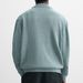 Men's Casual Knit Cardigan – Breathable Openwork Collar Lightweight Sweater (M-3XL, Machine Washable, Poly-Cotton Feel, Fall Layering Essential)_viptrois.com