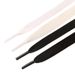 A- Standard High-top Canvas Shoelaces Single And Double-layer Black And White Flat Thick Small White Shoelaces_viptrois.com