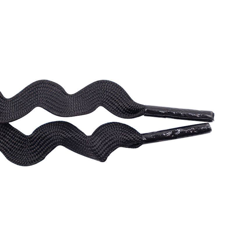 Solid Color S-shaped Wavy Ribbon Light Luxury Fashion With The Trend Of Retro Small White Shoe Rope_viptrois.com