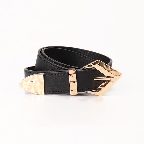 New Millennium Hot Girl Golden Three-piece Belt Women's Fashion Personality Versatile Women's Belt Dress Decorative Belt_viptrois.com