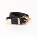 New Millennium Hot Girl Golden Three-piece Belt Women's Fashion Personality Versatile Women's Belt Dress Decorative Belt_viptrois.com