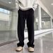 Men's Clothing Men's Casual Pants Embroidered Loose Straight Leg Style Trendy Wide Leg Versatile Spring Autumn Fashion Bottoms_viptrois.com