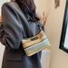 Women's Bags Fashionable Contrast Color Woven Bag For Women Summer New Ins Simple Casual Dumpling Bag Versatile Shoulder Bag_viptrois.com