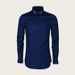 Men's Long Sleeved Cotton Blend Shirt With Colorful Bee Logo Black White Striped Casual Business Style Regular Fit Single Breasted_viptrois.com