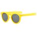 Men's Sunglasses New Fashion All Match Sunglasses For Men And Women Of Plain Makeup Trendy Sunglasses Anti Ultraviolet Round Frame Glasses_viptrois.com