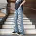 Men's Clothing High Street Style Design, Retro Heavy Duty Distressed Ripped Jeans, EAN Jeans With Distressed._viptrois.com