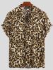 Men's Clothing Leopard Print Fashion Shirts_viptrois.com