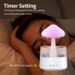 Cloud Raindrop Aromatherapy Machine Colorful Night Light Ultrasonic Essential Oil Aromatherapy Remote Control Humidifier Nebulizer_viptrois.com