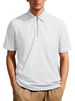 Men's Clothing Half Zip Collared Casual Short Sleeve T Shirt Summer Half-Zip Moisture-Wicking Polyester, Breathable Short Sleeve For Casual Wear_viptrois.com
