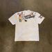 Heavyweight 250g Pure Cotton Retro Cartoon Neck Print Loose Short Sleeved T-Shirt For Men And Women_viptrois.com