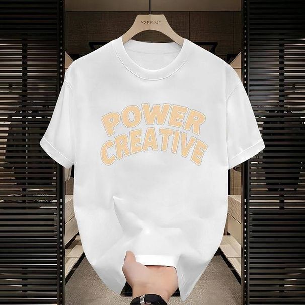 2025 Summer Loose Men And Women Pullover 100% Cotton Short Sleeve T-shirt_viptrois.com