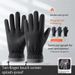Cycling Gloves Ski Gloves Men's Winter Velvet Thickened Waterproof Touch Screen Non Slip Cycling Warm Gloves_viptrois.com
