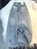 Men's Clothing Washed Letter Print High Waist Jeans Niche Versatile Design Straight Casual Mopping Pants_viptrois.com
