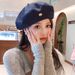 Denim Beret Hat For Women, Spring And Autumn Korean Style, Versatile, Face Slimming, Painter Internet Celebrity, Large_viptrois.com