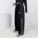 Men's Clothing Autumn Cotton Pants Loose Straight Through High Street Trend Casual Sports Pants Wide Leg Trousers_viptrois.com