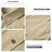 Unisex Heavyweight Workwear Short Sleeve Shirt - 40s Cotton Twill, Drop Shoulder, Relaxed Fit With Chest Pockets_viptrois.com