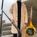Loom Loom Shanlida Di 2025 New Autumn And Winter Mid-Length Trench Coat, Loose Wool Coat For Men, Plus Size_viptrois.com